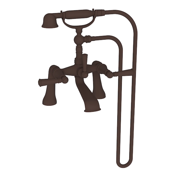 Newport Brass Exposed Tub and Hand Shower Set, Oil Rubbed Bronze, Deck 2400-4273-10B - main